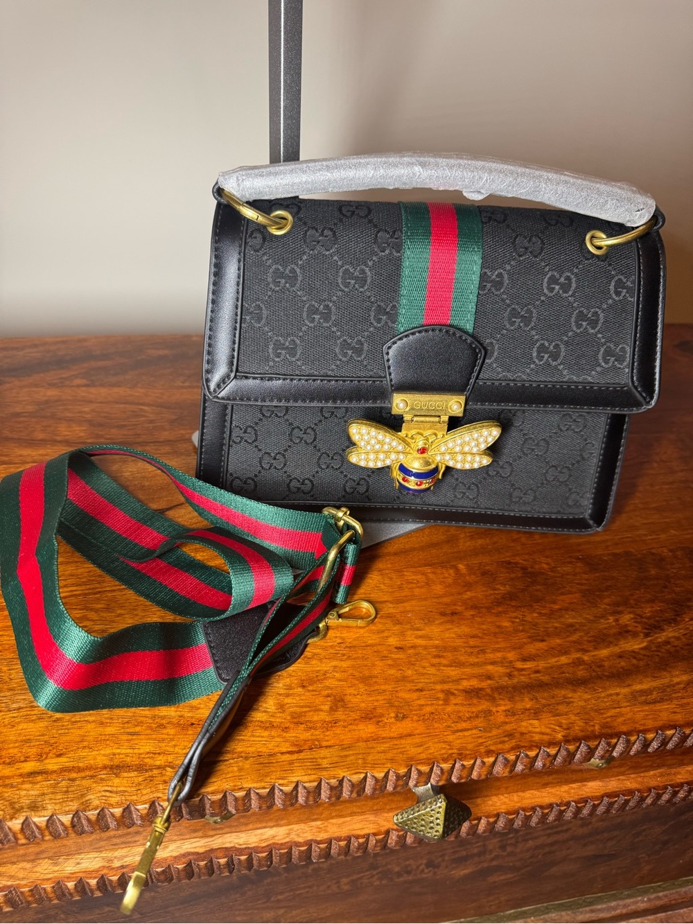 Black Satchel Bag - Picture 4 of 8